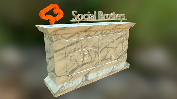 Social Brothers 3D Model