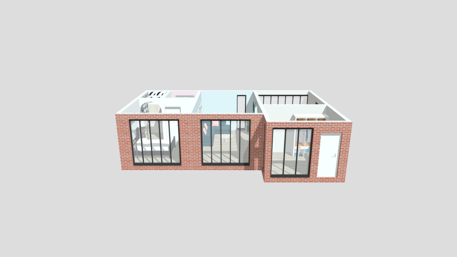 Cosy bungalow — Sketchfab embed 3D viewer