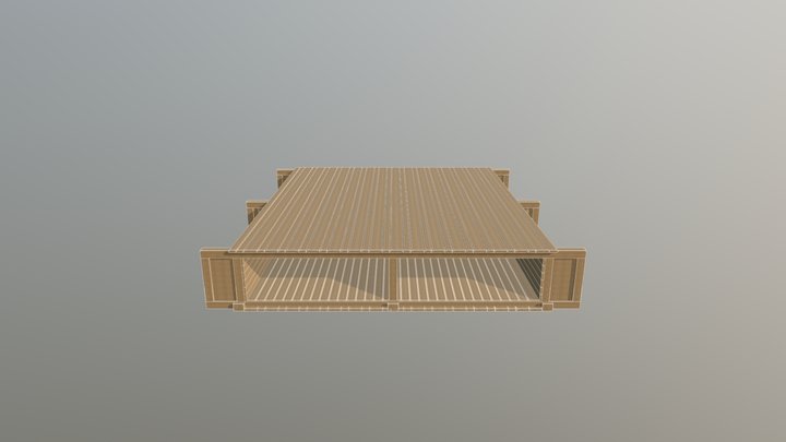 Timber Sluice, Automated Gates 3D Model