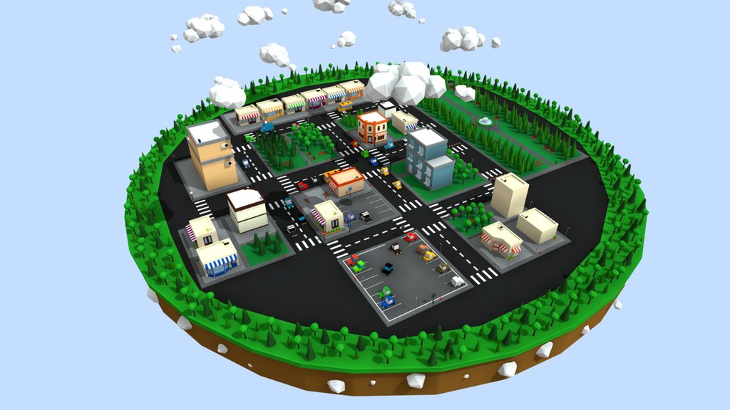 Lowpoly City