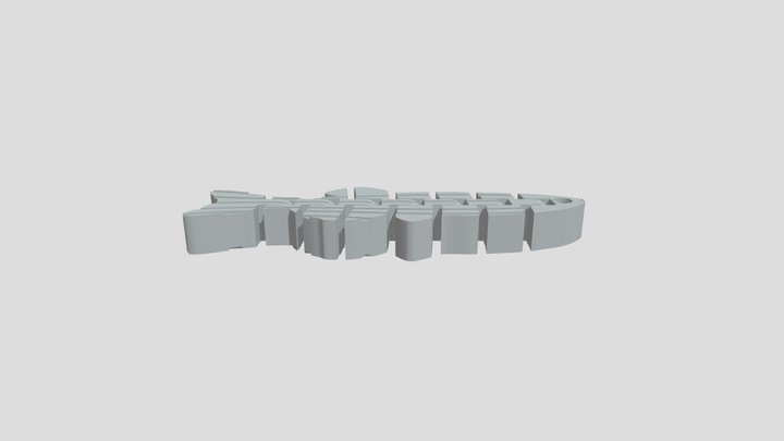Pez zebra 3D Model