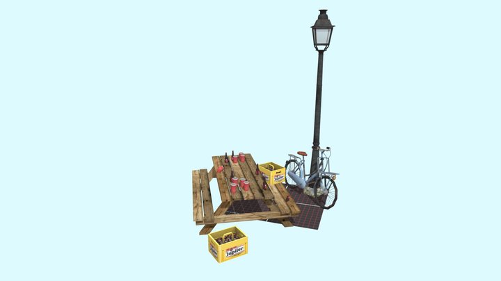 DAE 5 Finished props - Amsterdam 3D Model