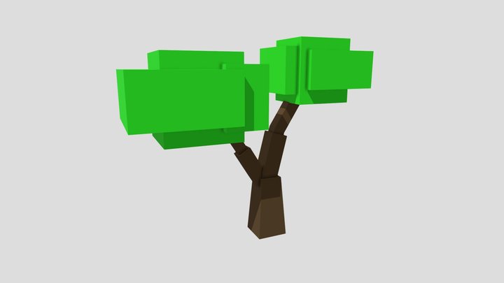 Low Poly Tree 3D Model