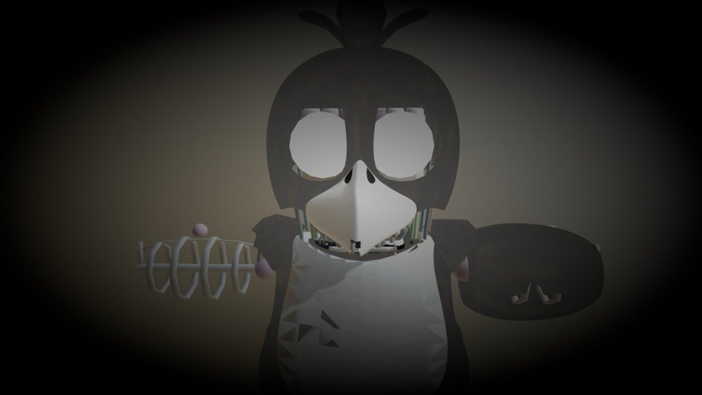 Withered Chica - Download Free 3D model by animator12 (@animator12