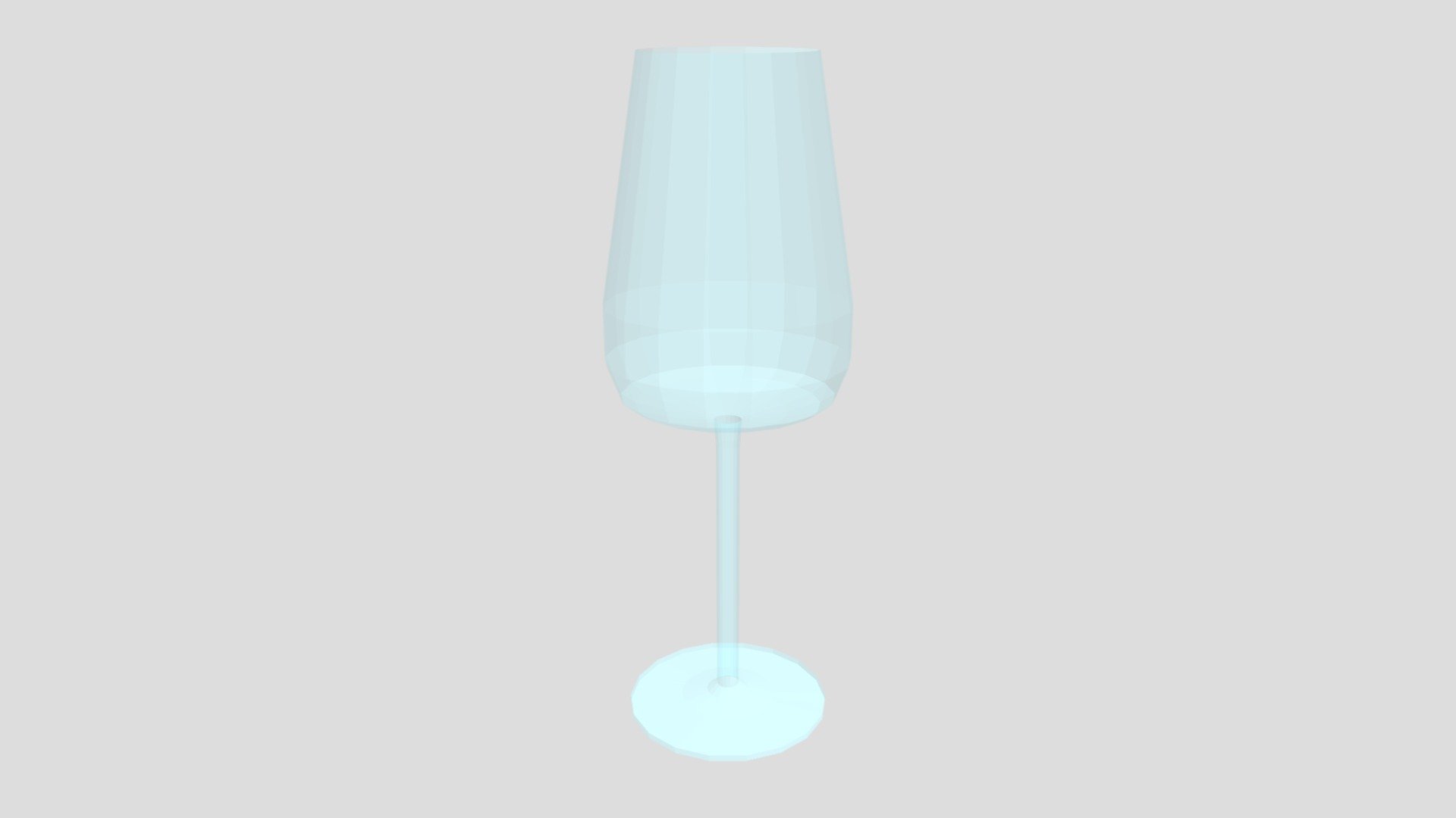 Wine glass from Poly by Google