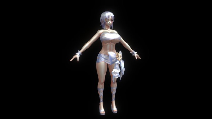 Anime girl (Secret Gift) rigged – Modelo 3D gratuito STL