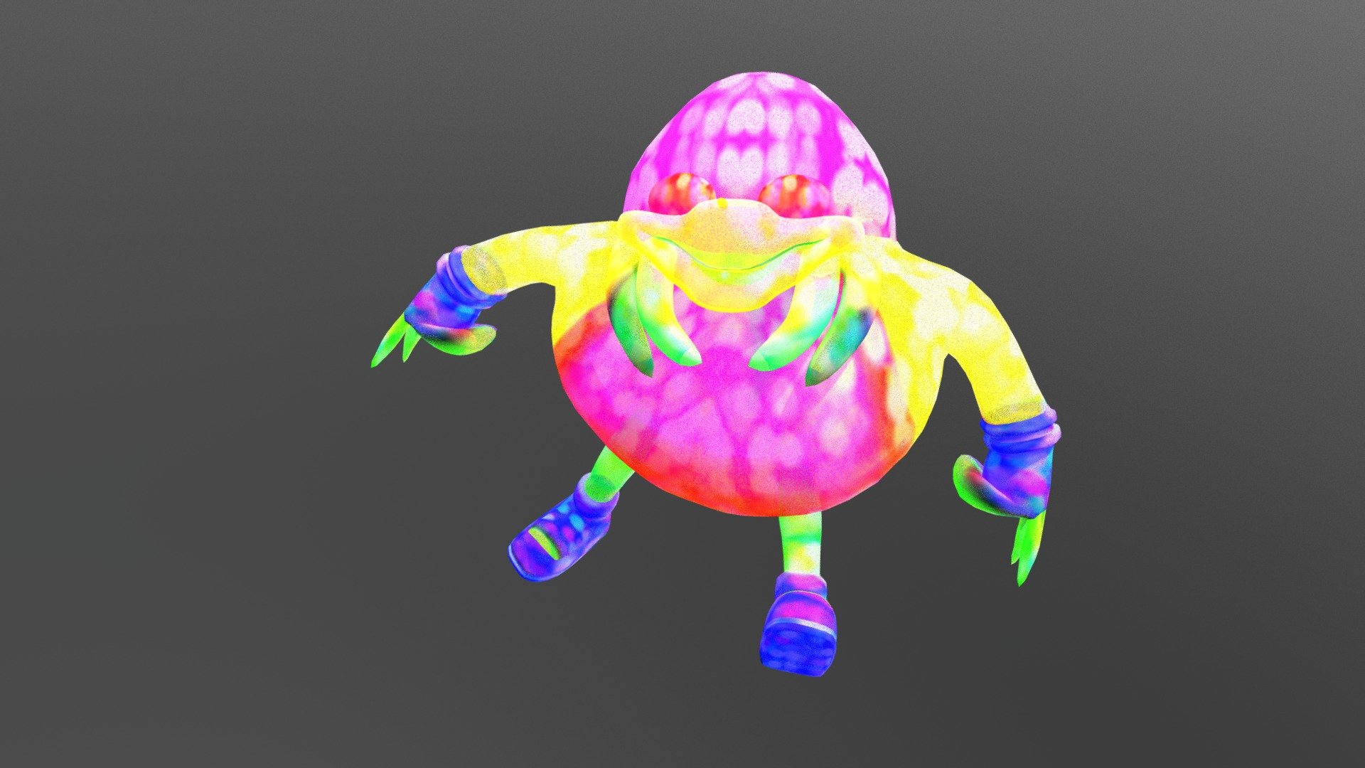 Rainbow Ghost Knuckles - Download Free 3d Model By Whalenut [605c9a5 