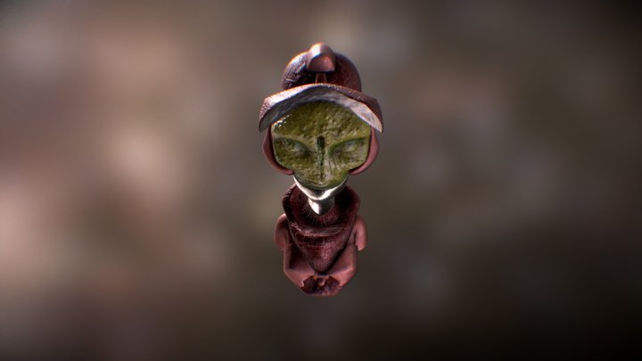The Alien (Game Asset Pipeline) 3D Model