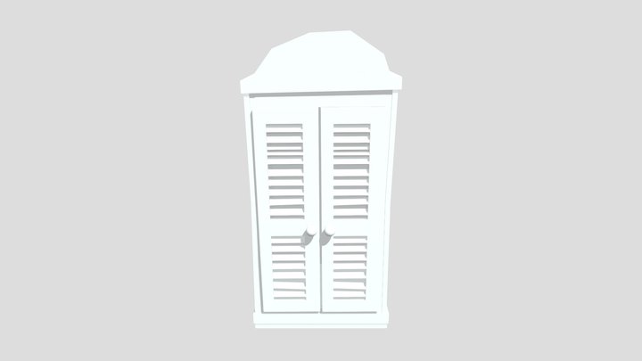 Wardrobe(Untextured) 3D Model