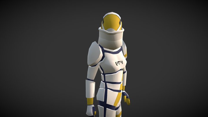 Cosmonaut of futur 3D Model