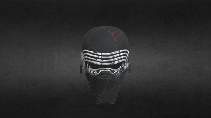 Kylo Ren Episode IX Helmet | Battlefront II 3D Model