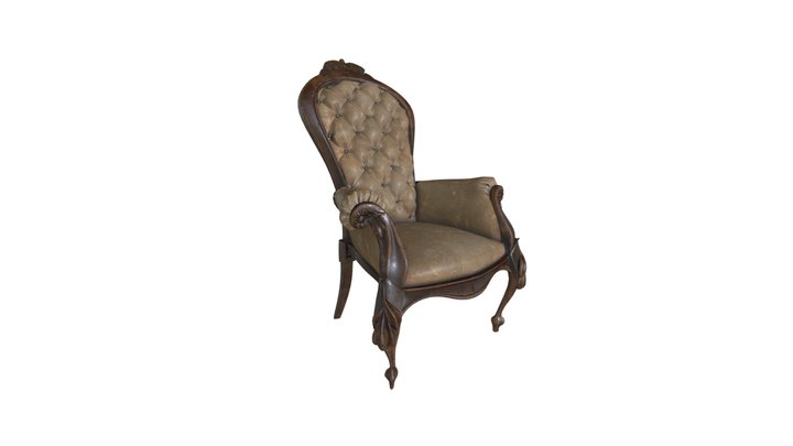 Antique Chair 3D Model