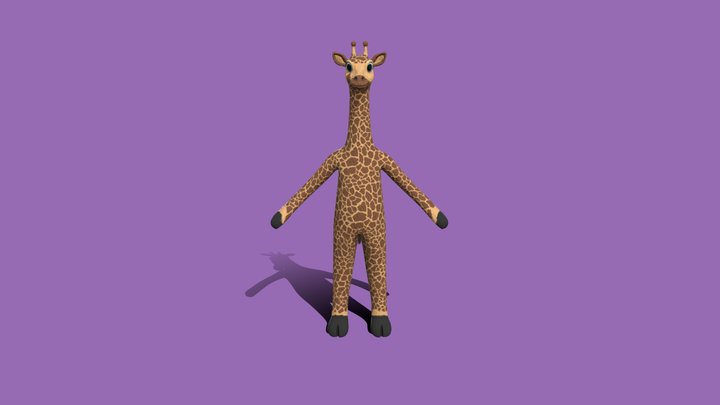 FurSuit Giraffe 3D Model