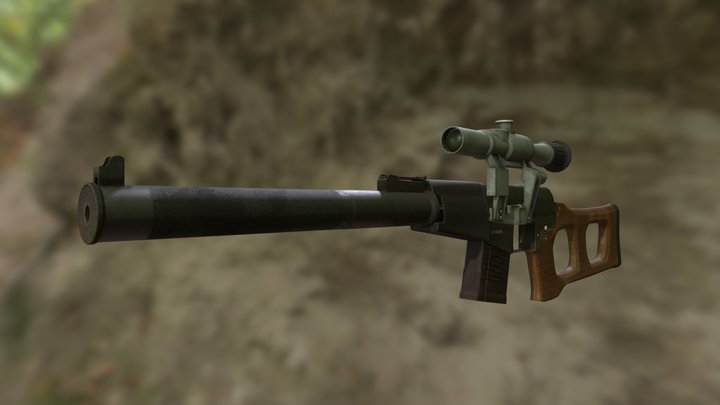 Vss Mk1 Lowpoly Uv 3D Model