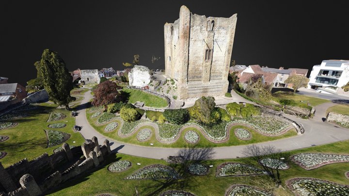 Guildford Castle 3D Model
