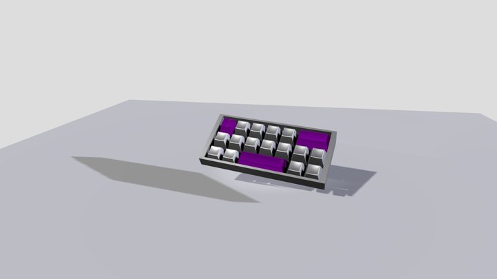 new isomatic  keyboard 3D Model