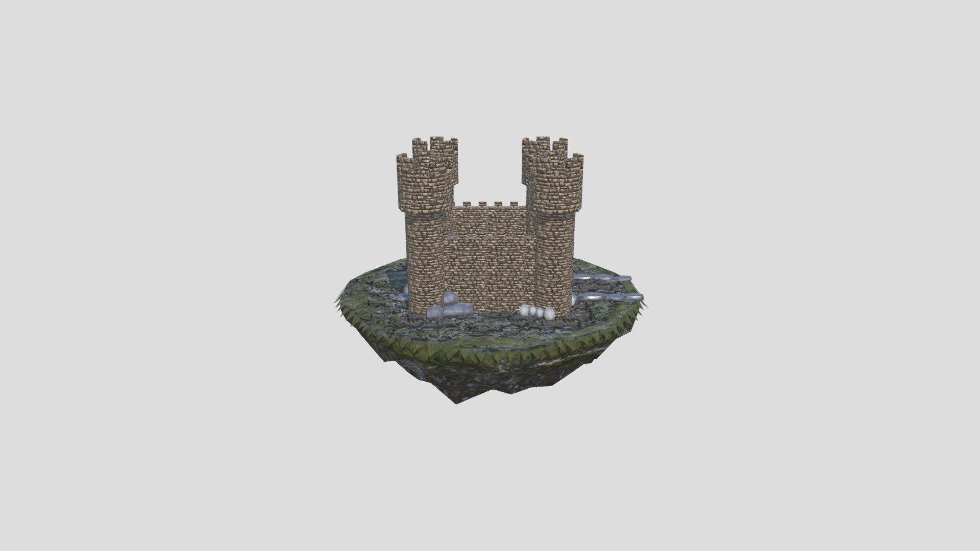 Final Project Diorama Medieval Keep