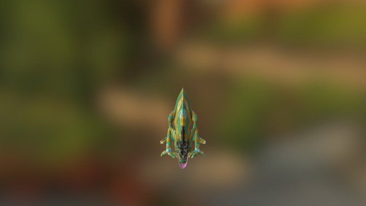Chameleon 3D Model