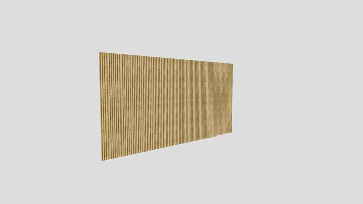 BambooWall 3D Model