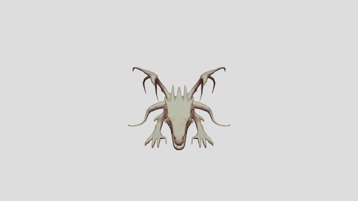 Esqueleto de dragão 3D Model