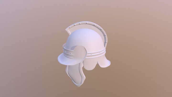 Greek Helmet 3D Model