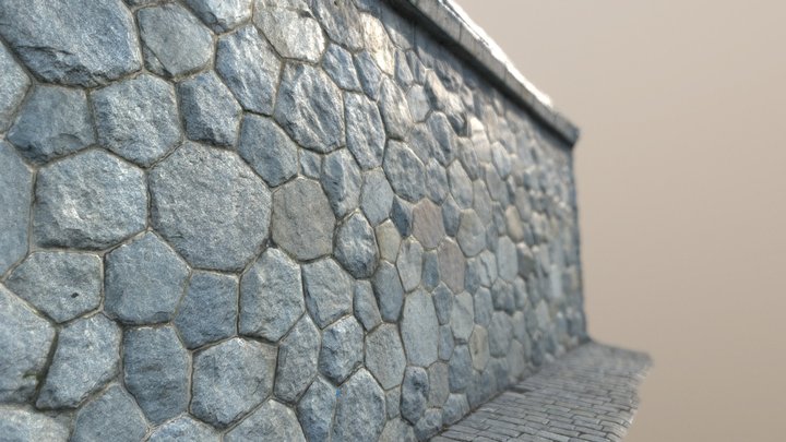 Cyclopean masonry 3D Model