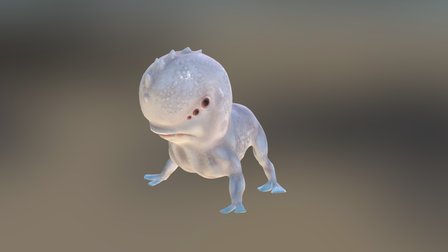 Belugosaururs Baby 3D Model
