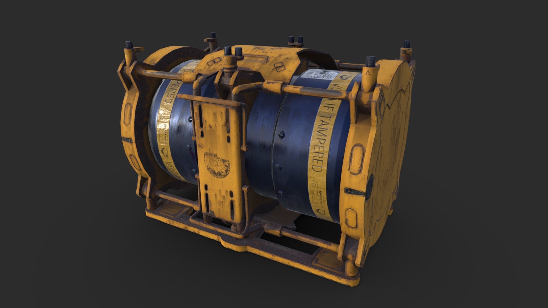 Cargo Tank Death Stranding Fan Art 3D model by KangaroOz 3D