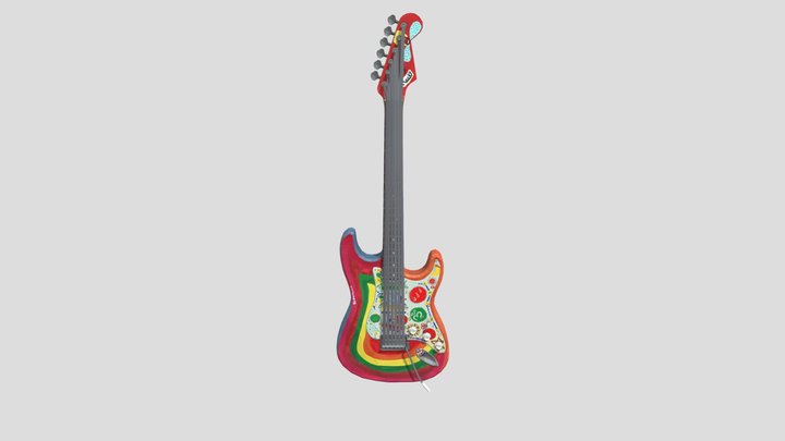 1961 Fender Stratocaster Sonic "Rocky" – Modèle 3D gratuit STL