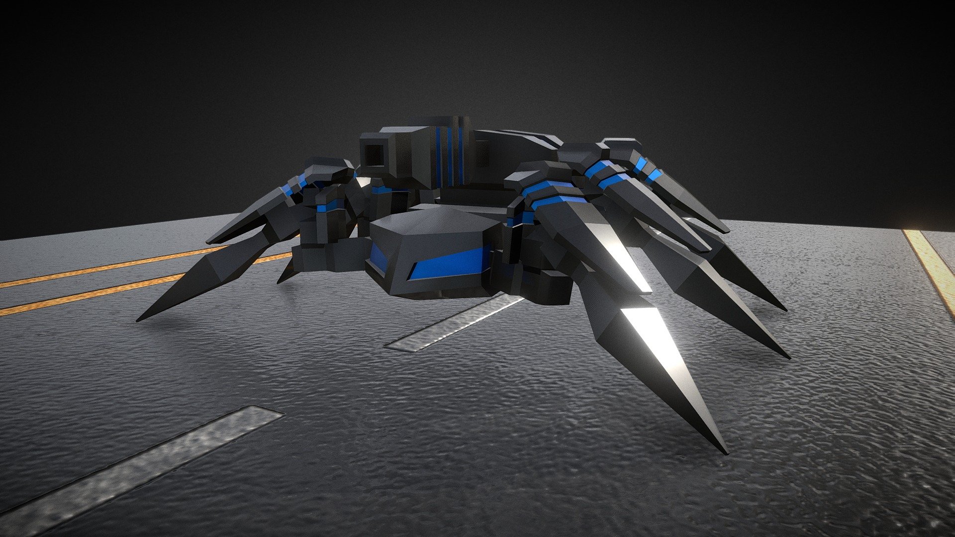 Robot lowpoly - 3D model by Kra_Tai (@labbitrabbit) [606726c] - Sketchfab