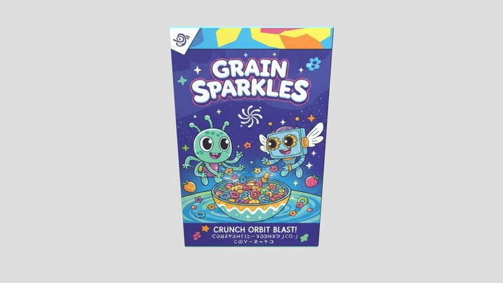 Cereal Box Game Prop