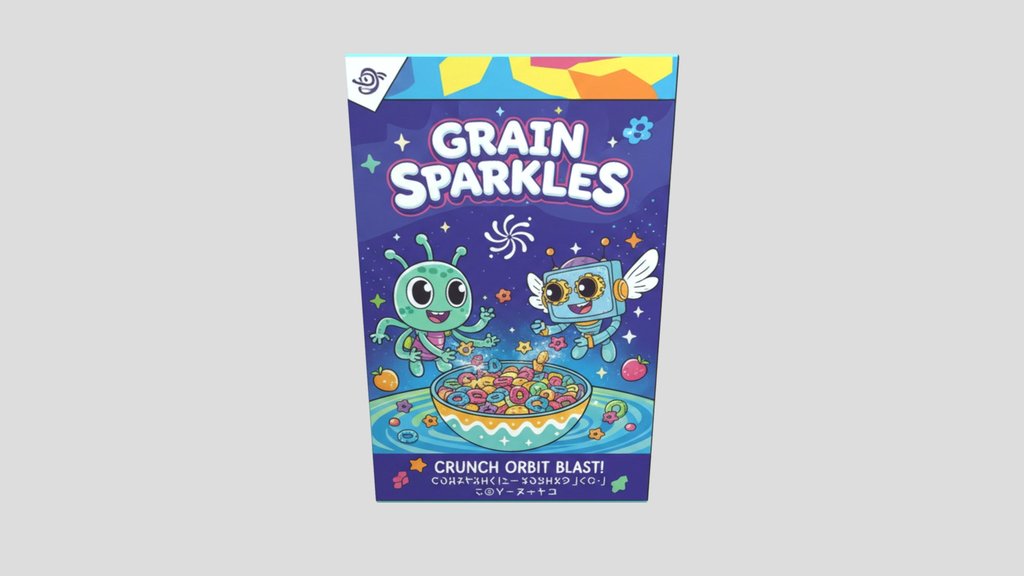 Cereal Box Game Prop