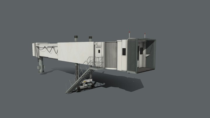 Airport Jetway 3D Model