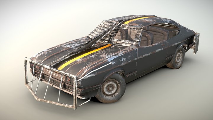 Apocalyptic Coupe 3D Model