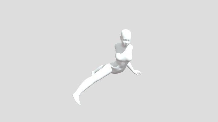 mc-willing-deep-sky-blue-delta-scan-pose 3D Model