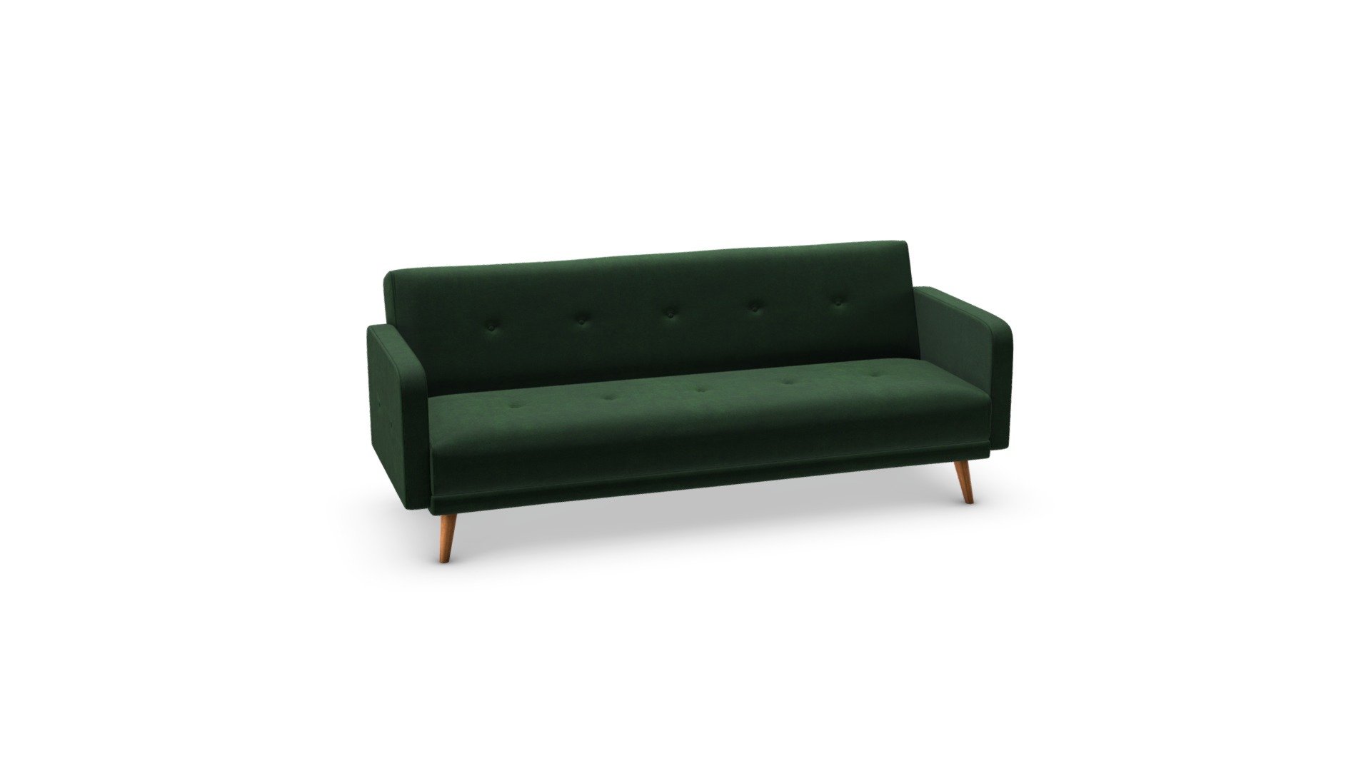 chou sofa bed velvet pine green