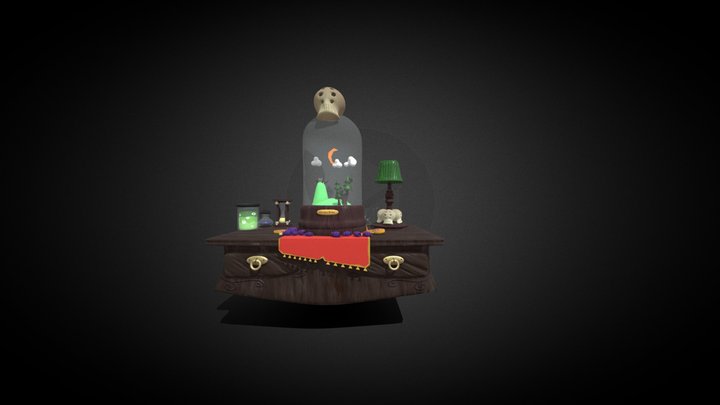 Spooky globe 3D Model