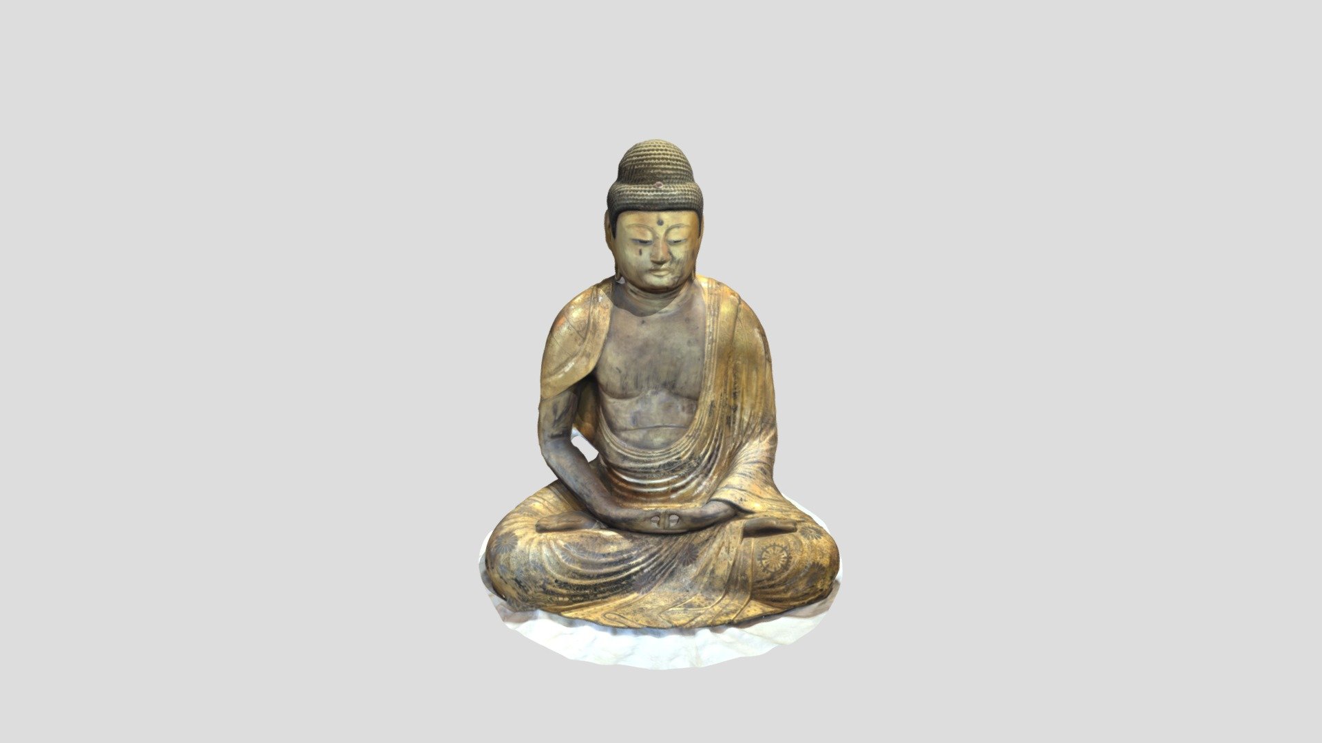 阿弥陀如来坐像 法念寺（尾鷲市三木里町） - Download Free 3D model
