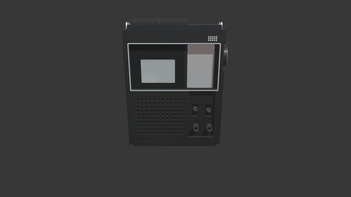 HW_XYZ_ Details_ Radio 3D Model