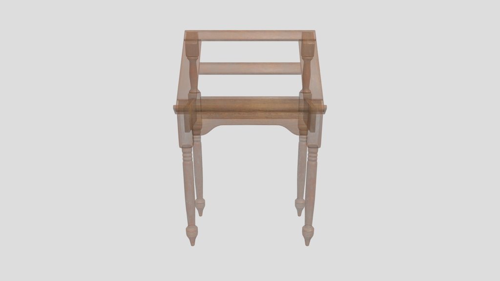 1800s Wooden Book Stand