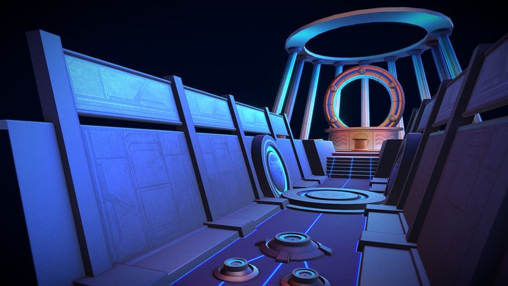 Space_Station_Portal 3D Model