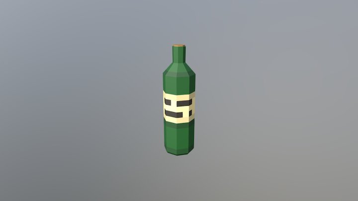 Bottle Test Queens 3D Model