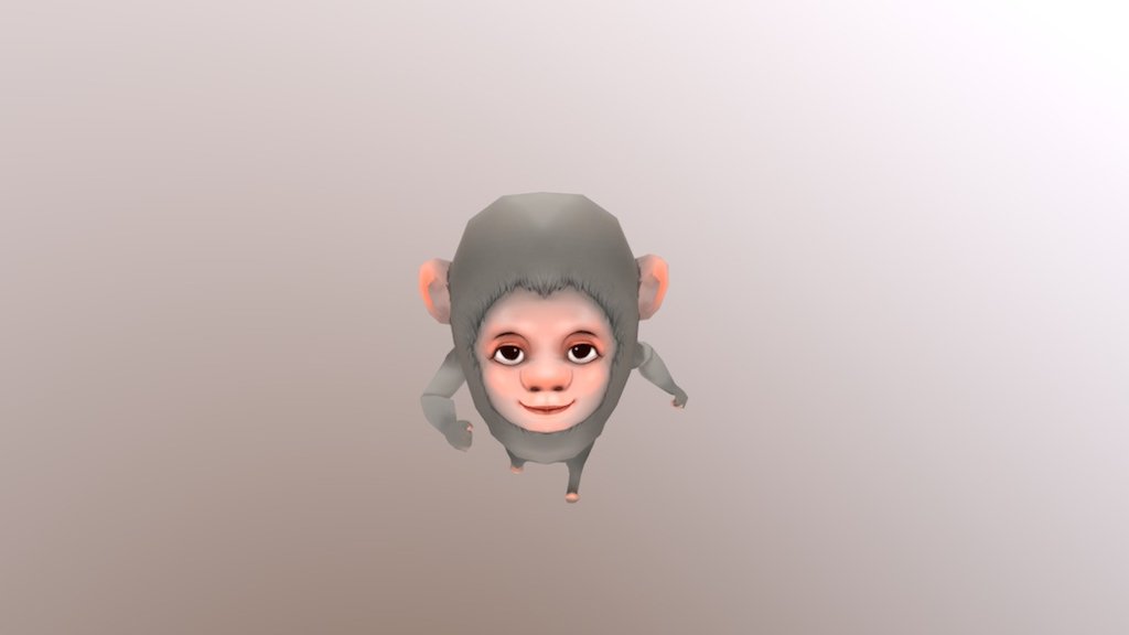 Monkey - Mobile Game Character