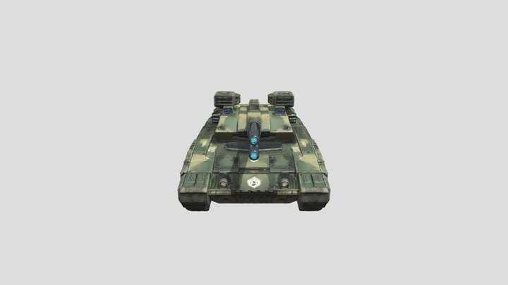 sci-fi futuristic tank 3D Model
