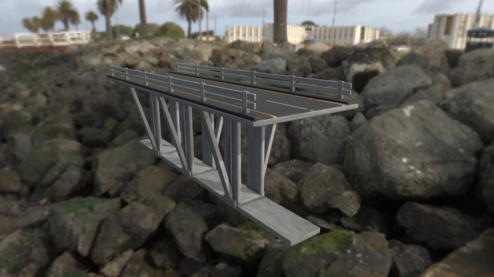 Bridge Model FBX Free Download 3D Model