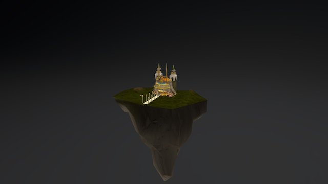 神殿 3D Model
