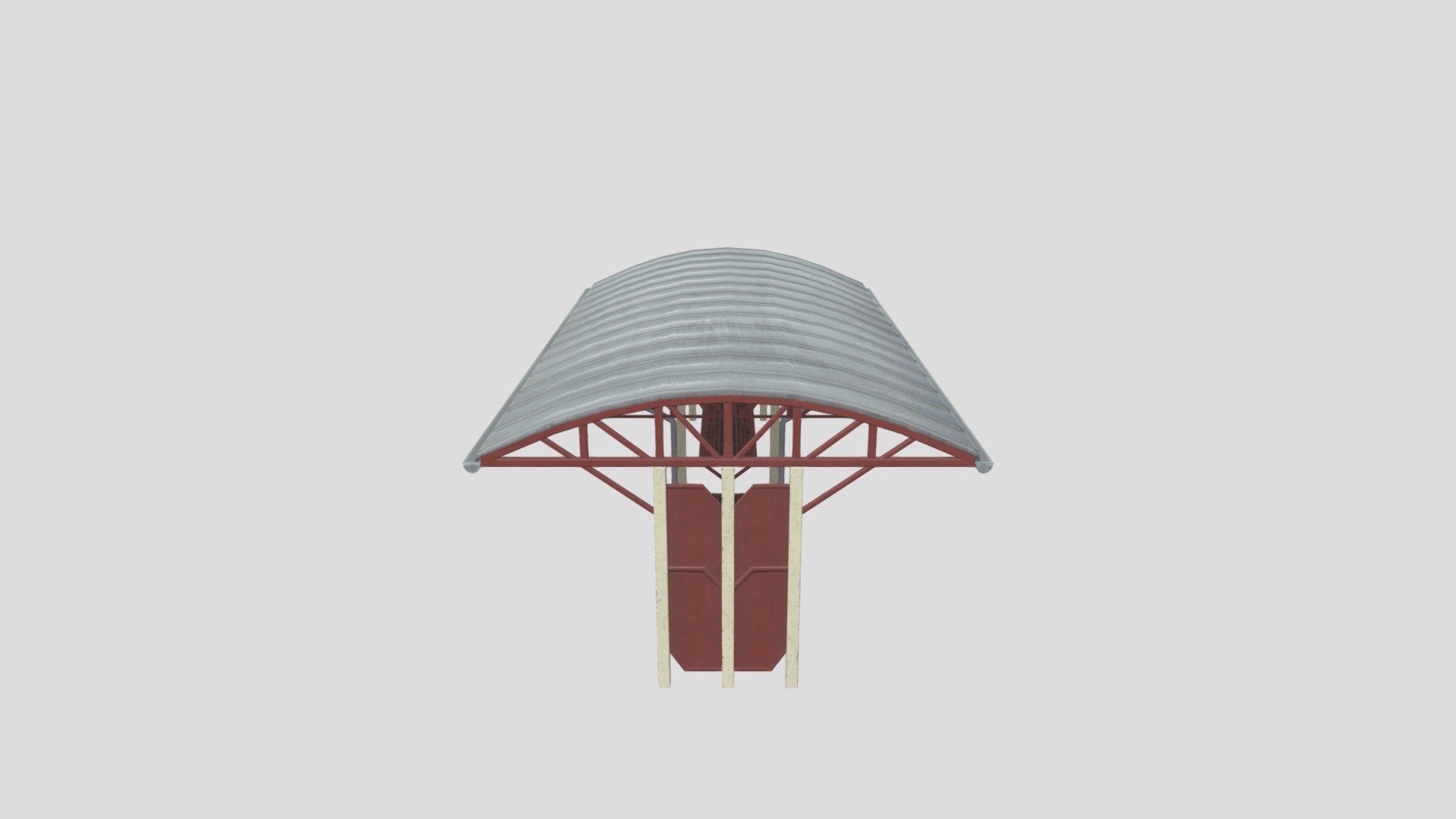 railway stop - 3D model by softraccoon (@softracoon) [607166f] - Sketchfab