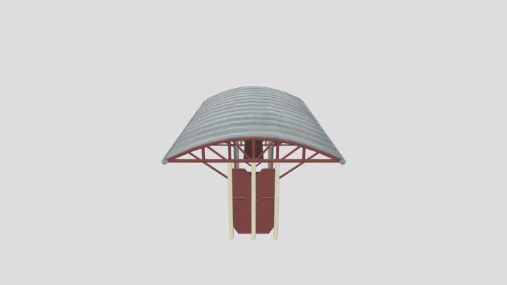 railway stop 3D Model