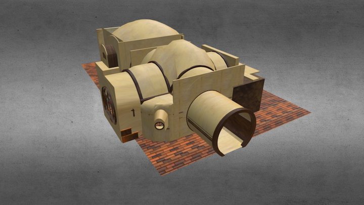 hobbit house interior 3D Model