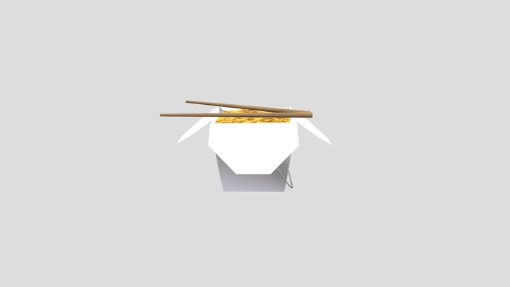 Takeout Noodles 3D Model